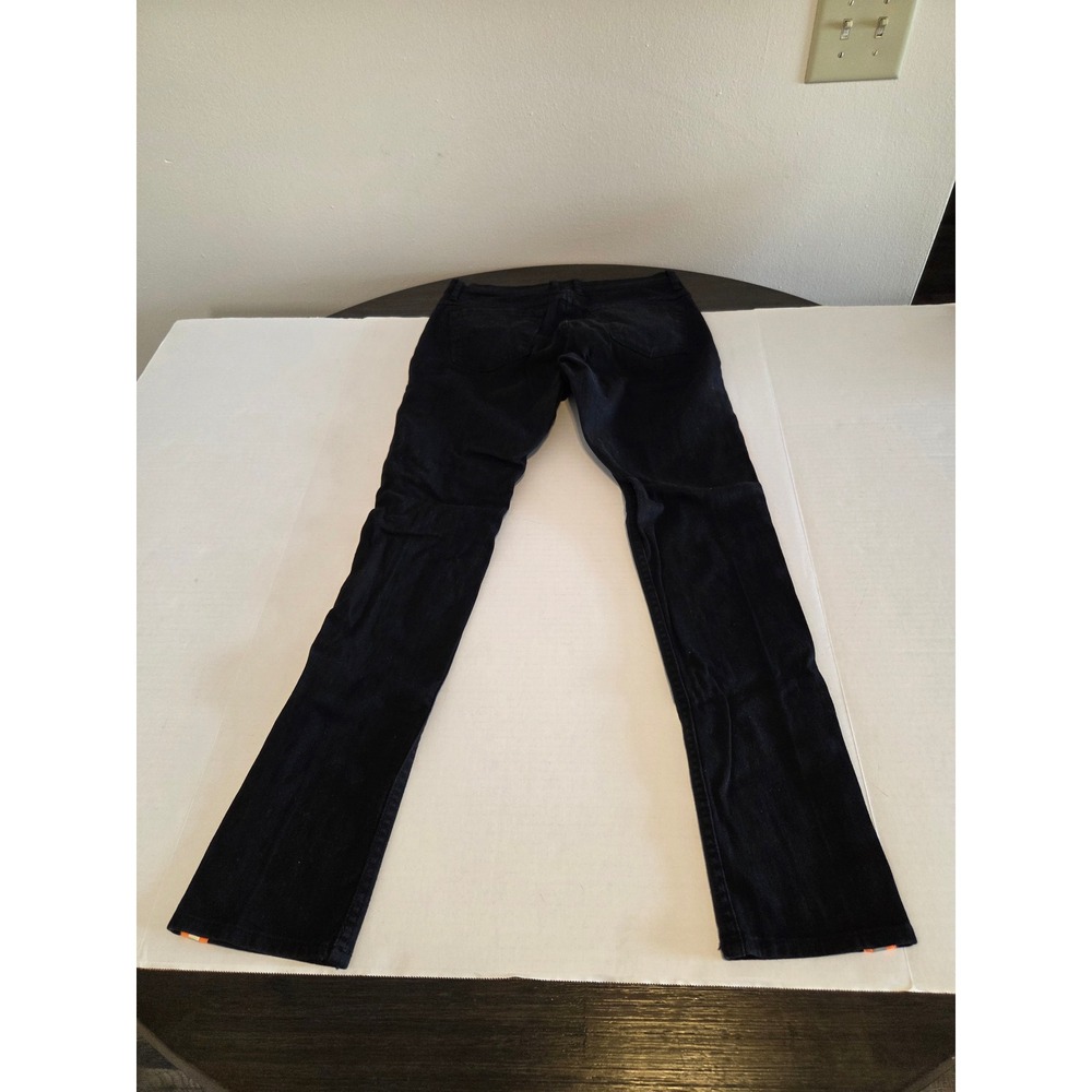 Harley-Davidson Womens Black High Rise Boot Cut Jeans Denim Pants 98043-23VW